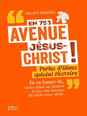 cover image of En 753 avenue Jésus-Christ !